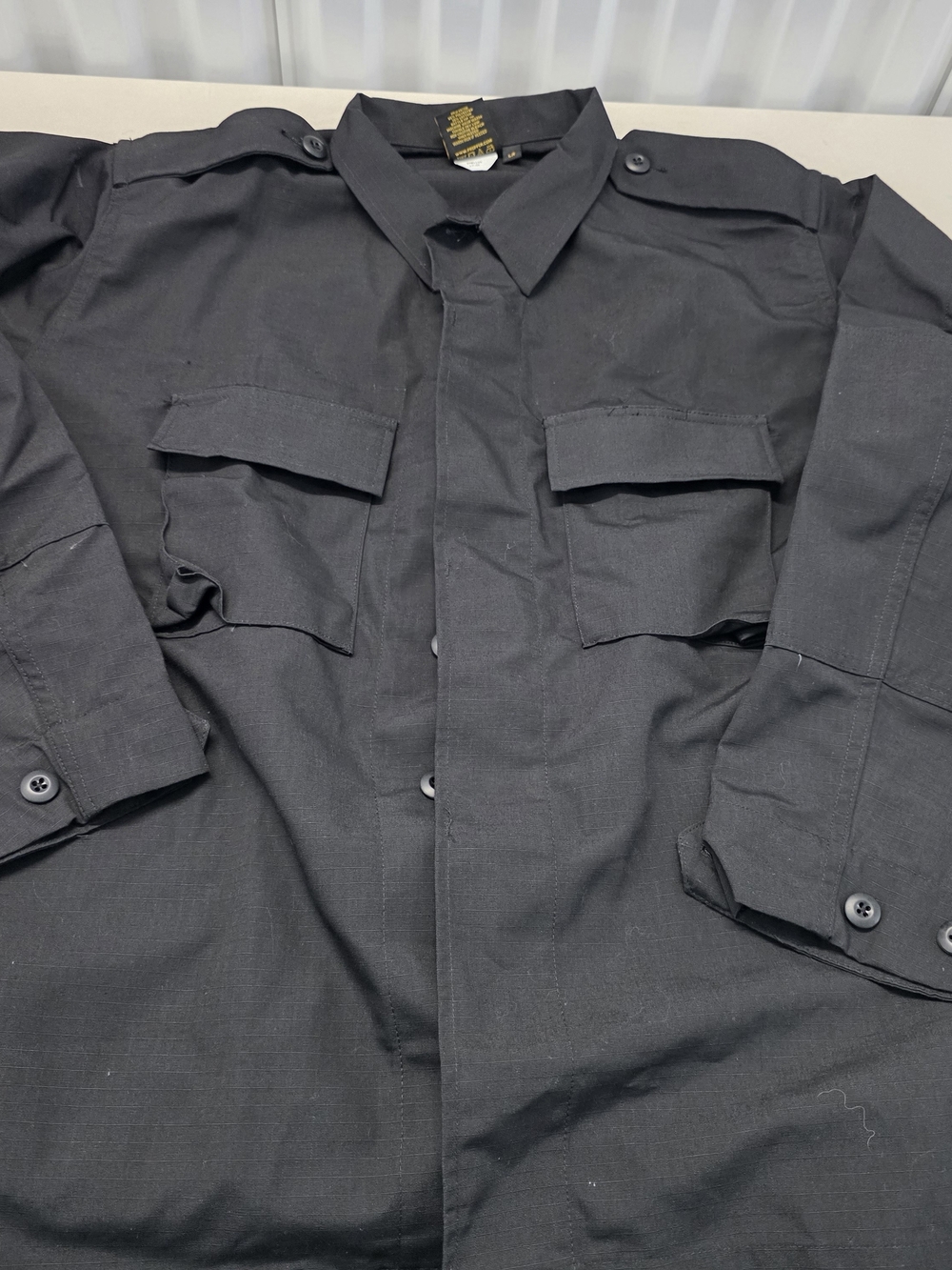 Propper Public Safety Shirt Mens LR Ripstop Black